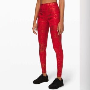 Lululemon Athletica Manifesto Special Edition Graphic Leggings